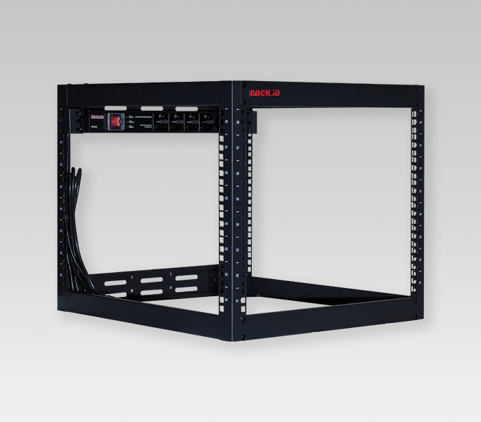 Open Wallmount 8U 19 Inch Depth 519mm – OW08 image 3